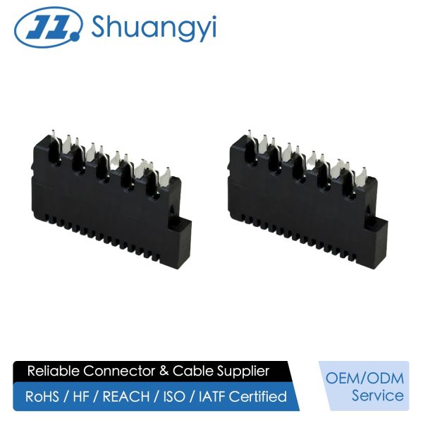 2.54mm Pitch 5 Pin IDC Female Wire to Board Electrical Signal Connector, Tin