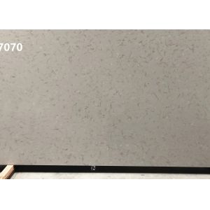 Buy cheap Grey Polished Honed Artificial Quartz Slabs Strong Resistance To Scratch from wholesalers