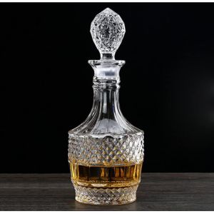 Glass Collar 200ml 500ml Screen Printing Clear and Frosted Flat Coffee Bottle