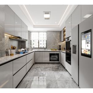 Buy cheap Cabinet Door With Customized Style Modular Particle Board Kitchen Cabinet from wholesalers