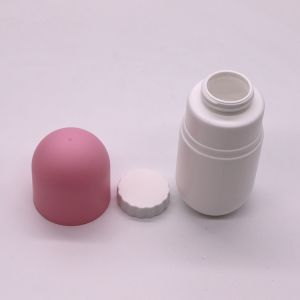 130ml HDPE Capsule Shape Plastic Bottle for Dietary Nutrition Supplement Screen