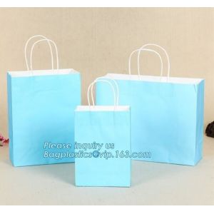 paper carrier bags wholesale paper bags with ribbon handle,Portable paper single