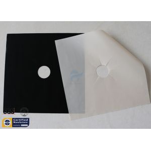 Buy cheap PTFE Fiberglass Fabric Reusable Stovetop Burner Protectors 27X27CM Beige 260℃ from wholesalers
