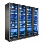 Buy cheap CFC Free Drink Commercial Display Refrigerator 1700L 4 Full Glass Door from wholesalers