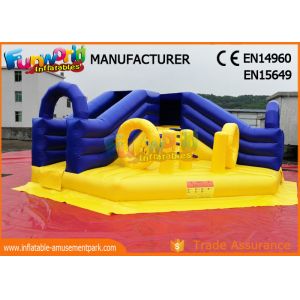 Buy cheap Amusement Park Commercial Inflatable Slide / Blow Up Bounce House from wholesalers