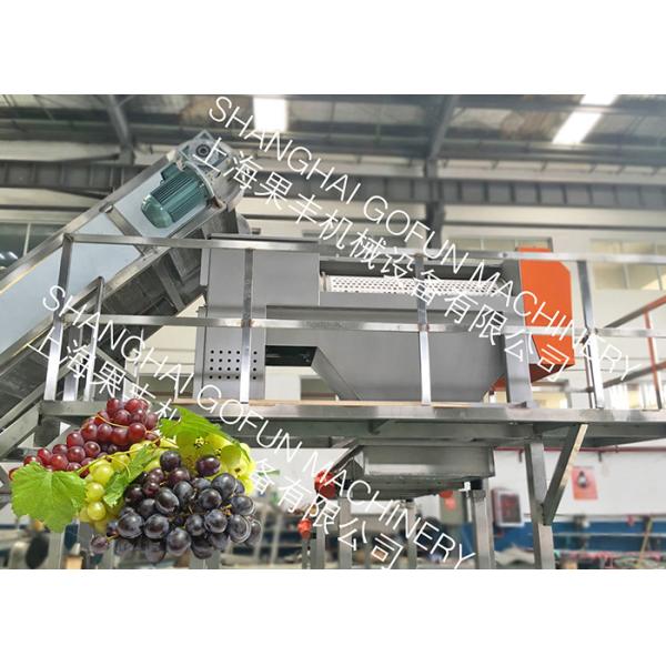 Quality 20 T/H Stable Grape Juice Processing Line Extractor Vacuum Pressing System for sale