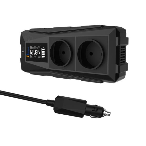China Compact Size 300W 12V DC to AC Car Power Inverter with Modified Sine Wave USB and Over-heat Protection on sale China Compact Size 300W 12V DC to AC Car Power Inverter with Modified Sine Wave USB and Over-heat Protection on sale