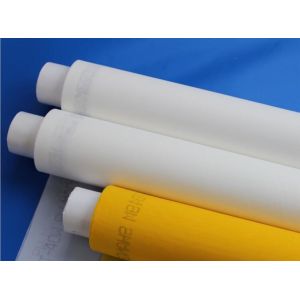 Yellow 200 Mesh Screen Printing Fabric Mesh , 50m Silk Screen Mesh