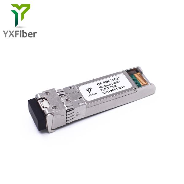 Quality 10Gbps DWDM SFP 80KM C22 1559.79NM SFP+ Fiber Module for sale