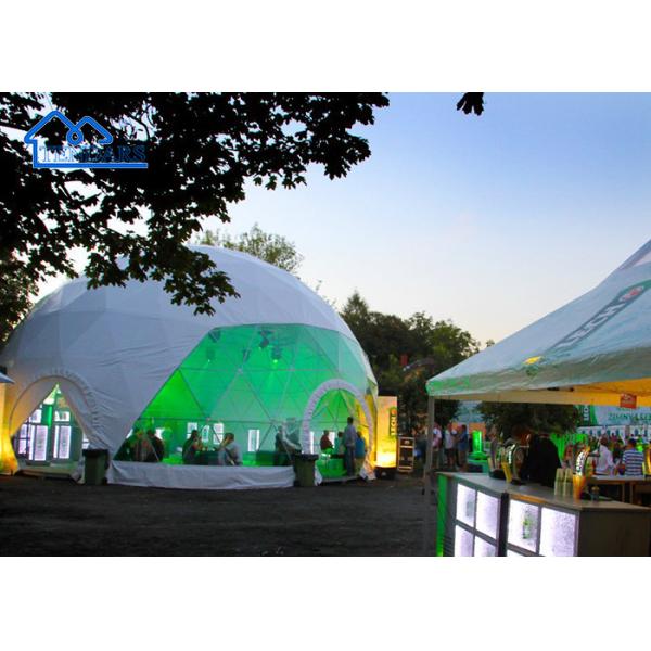 4 Season Steel Commercial Dome Tent Half Sphere Tent For Event Half Dome Beach Tent