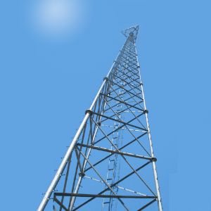 China Self Supporting 50M/S 60m Tubular Steel Tower on sale