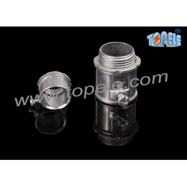 Quality UL Listed  1/2"-4" aluminum casting emt set screw connector Screw Tube Die-cast Zinc EMT Connectors for sale