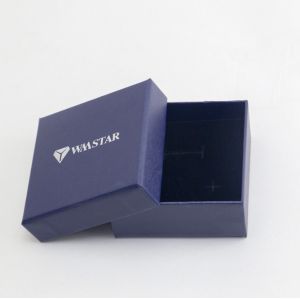 Buy cheap CMYK Printing Square Rigid Cardboard Gift Boxes 150x150x60mm With Silver Foil Stamping from wholesalers