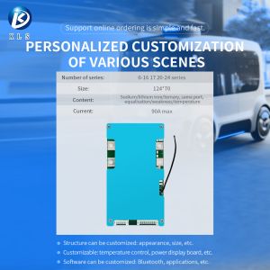 Buy cheap KLS hardware balance BMS 10A 20A 60A 80A Li-ion lifepo4 battery 6S 16S 17S 20S 24S lifepo4 bms 16S 50A bms system from wholesalers