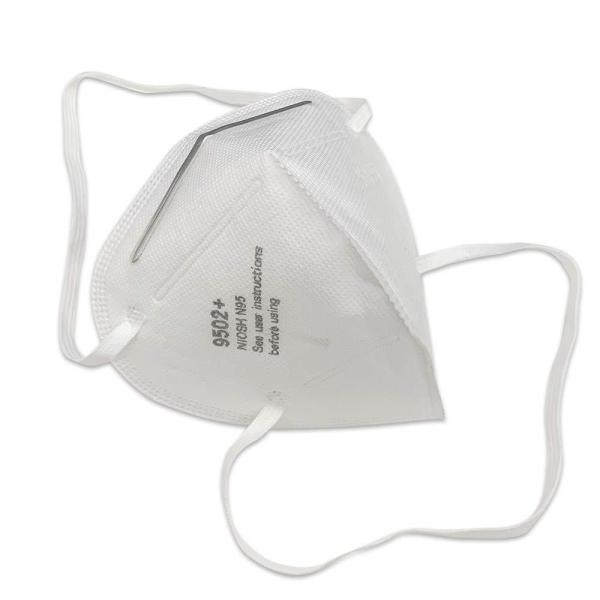 Foldable Anti Fog Face Mask , Disposable Protective Mask Elastic Closure