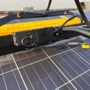 Buy cheap Mobile Solar Panel Cleaning Backpack with Battery Power and Rolling Brush 3.5 M Length from wholesalers