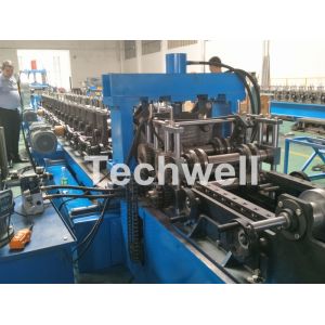 Buy cheap Blue Cable Tray Roll Forming Machine With Punch Machine & Hydraulic Pre - Cutting Device from wholesalers