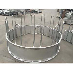 Buy cheap 6 Rails Welded Cattle Feeder Panels Galvanized Metal Livestock Fence from wholesalers