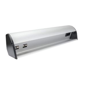 Desktop edge clamp mount Power Extension socket with UK power and fast USB