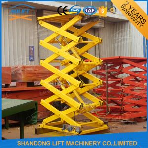Buy cheap CE TUV 1.5T 5.6M Warehouse Stationary Hydraulic Scissor Lift with Explosion Proof Lock Valve from wholesalers