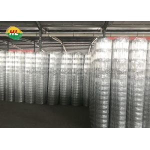 High Tensile Galvanized Field Fence 4 Foot Silver Steel Woven Wire Hinge Joint
