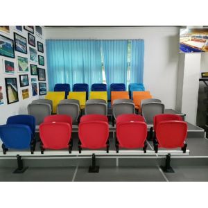 Buy cheap Optional Handrail Foldable Bleacher Seating With Customized Width from wholesalers