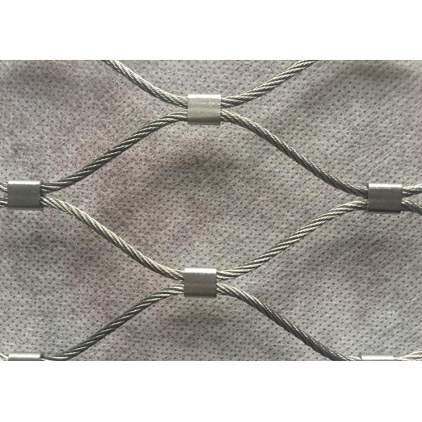 Buy cheap 8m Antiwear Diamond Woven Wire Mesh OEM With Ribbon Buckle from wholesalers