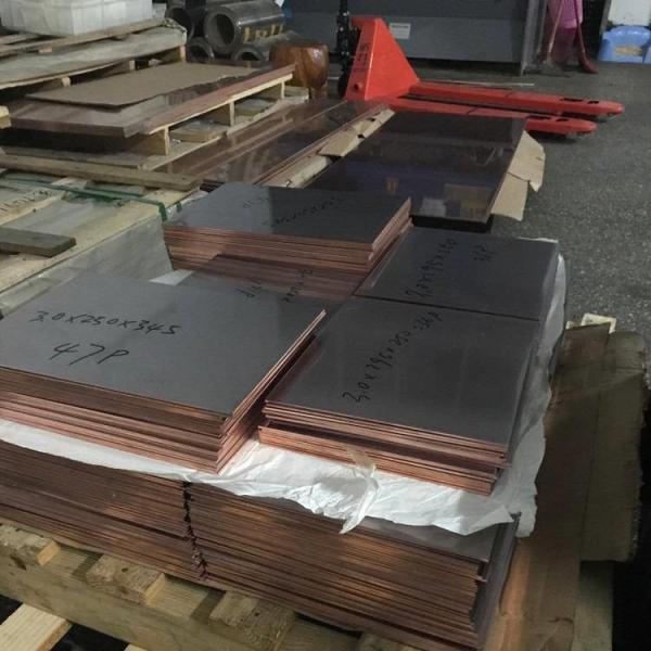 Quality C11000 C10100 C10200 Copper Sheet/Plate Industry and Building 99.9% Pure Purity Copper Alloy 4X8 Copper Sheet Plate for sale