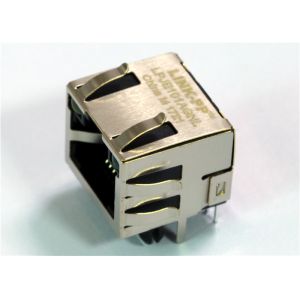 XRJM-S-01-8-8-1-9F1-IPW RJ45 Single Port Shielded With LED 8P8C LPJE101-9AGNL