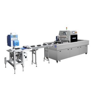 Buy cheap Fruit And Vegetable Tray Packing Machine Skin Packaging Equipment Horizontal from wholesalers
