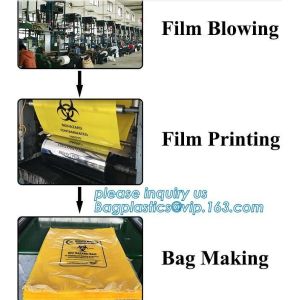 Buy cheap Customized Biohazard Waste Bag, autoclavable ldpe medical biohazard waste plastic bags, Biohazard Waste Disposal Bags, H from wholesalers
