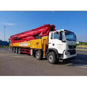 Buy cheap Condition 75m Concrete Pump Truck with High Productivity and Cylinder Type Structure from wholesalers