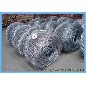 Buy cheap Heavy Duty Galvanized Barbed Concertina Barbed Tape Razor Wire from wholesalers