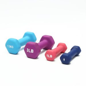 Buy cheap 3kg Fitness Neoprene Dumbbells ZHIHUI 7 Pound Hand Weights No Odor from wholesalers