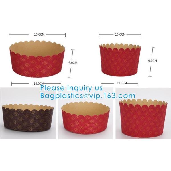Panettone Disposable Paper Round Cake Molds Paper Molds CAKE CUP Baking Cups