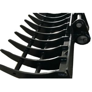 Buy cheap Q460 Excavator Brush Rake Bucket Landscape Root Rake Grapple from wholesalers
