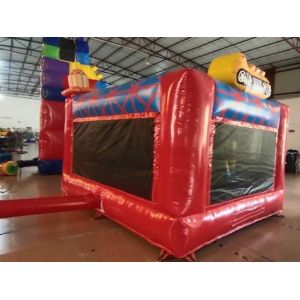 Buy cheap 1000D Outdoor Bounce House Ferris Wheel Tickets Inflatable Bouncer Castle With Slide Combo from wholesalers