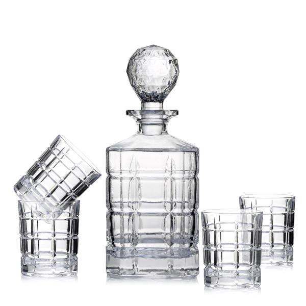 Quality Fashionbale 840ml Whiskey Decanter And Glass With 260ml Cups for sale