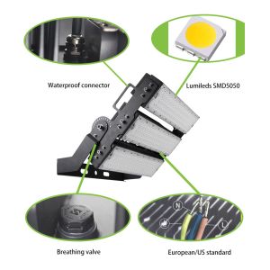 IP65 Stadium LED Light Die Casting Aluminum with 192pcs LED Quantity Outdoor