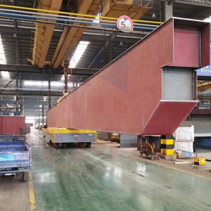 Motorized Trackless Steerable Transfer Cart For Industry