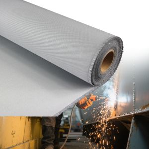 Fireproof PU Coated Fiberglass Fabric with M0 Approvals and Waterproof