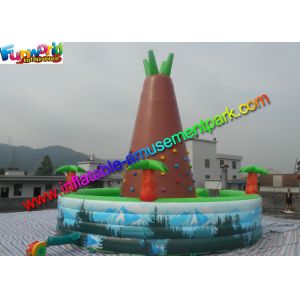 Buy cheap Customized Inflatable Climbing Wall , inflatable rock wall With Jungle from wholesalers