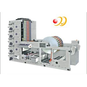 Paper Cup / Label 4 Color Flexographic Printing Machine With Ceramic Anilox