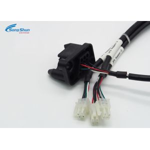 Buy cheap 20AWG Black Custom Wiring Harness , 12 Pin Connector Wire Harness Assembly from wholesalers