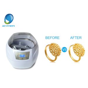 Buy cheap Silver Jewellery Digital Household Ultrasonic Cleaner With 600ml Tank Capacity , 42000Hz Frequency from wholesalers