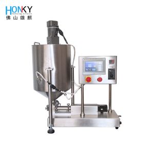 Desktop Massage Cream Paste Syringe Filling Machine With Servo Ceramic Piston
