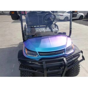 Buy cheap 2024 New 2+2 Seater Electric Golf Cart Chameleon Color Electromagnetic Brake Lithium Battery off-road tires from wholesalers