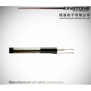 Buy cheap Jelly PE RG11 Quad - Shield CATV Coaxial Cable 60% and 40% AL Braid for Direct Burial from wholesalers