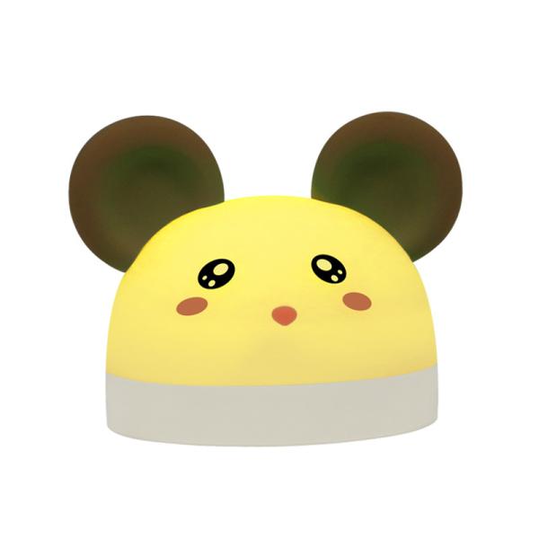 CE Certified ABS Desk Digital Clock With LED Display Silicone Night Light And