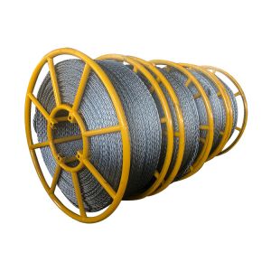 China High Tensile Galvanized 13mm Anti Twisting Braided Steel Wire Rope Applied Transmission Line on sale
